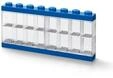 LEGO MINIFIGURE DISPLAY CASE 16 (8 KNOB) BLUE