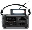 Thomson Emergency Hand Crank Radio with Solar - Grey