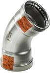 Viega Sanpress Inox XL bend 45&deg; 88.9 Stainless steel/bright 482664