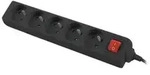 Lanberg PS1-05E-0300-BK - power strip - 2500 Watt