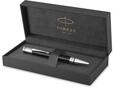 Parker Duofold Classic Kugelschreiber in Black mit palladium-beschichteten Zierteilen