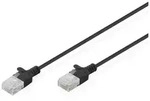 patch cable - black - Schwarz