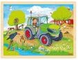 Goki Wooden Jigsaw Puzzle Tractor 96pcs. Holz