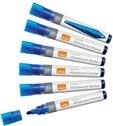 Nobo Liquid Ink Boardmarker, trocken abwischbar, 10 St&uuml;ck Blau