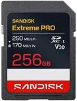 SANDISK Extreme PRO SD - 250MB/s - 256GB