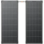 Set of 2x 130W Photovoltaic Panels Rigid Construction