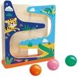SES Creative Tiny Talents Wooden Ball Track Crocodile