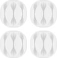 Pro Cable Management 3 Slots white