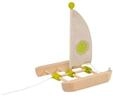Goki Wooden Catamaran Construction Kit 11 pieces.