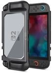 Tech-Protect MagMat Case for Nintendo Switch 2 - Black and Clear