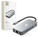 Tech-Protect HB05 HUB 9in1 USB-C + USB2.0 + USB3.0 + HDMI 4K 60HZ + SD / TF +...