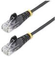StarTech.com patch cable - black - Schwarz - 0.25m