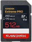 SANDISK Extreme PRO SD - 250MB/s - 512GB