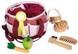 Small Foot - Horse Grooming Kit with Bag Red