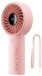 Jisulife Handheld Fan Life4 3600mAh Portable USB Fan - Pink Powerbank (Akku) -...
