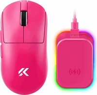 MCHOSE MC-A7V2-11, MCHOSE A7 V2 Ultra+ Lightweight Wireless - Gaming Maus (Rot)
