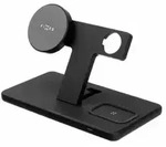 3in1 30W Wireless Mag Charging station Black