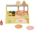 Classic World Wooden Pizza Oven Playset 7-piece.