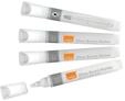 Nobo Marker f&uuml;r Glas-Whiteboards, trocken abwischbar, 4 St&uuml;ck, schwarz Wei&szlig;