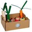 Small Foot - Wooden Cutting and Vegetable Play Set Fresh 14pcs.