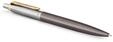 Parker Jotter XL Ballpoint Pen | Grey Lacquer with Gold Trims | Medium Point | Blue