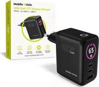 Mobile Origin MO-65WDCH-PW20, Mobile Origin 65W GaN Display Charger PW20 - 2x...