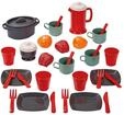 100% Chef Dining Set with Play Food 34 pieces.