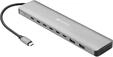 USB-C to 8xUSB-C+2xUSB-A 100W USB-Hubs - 10 - Grau