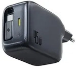 EnerCore CJ11 45W Wall Charger with USB-C Port and Retractable USB-C Cable -...