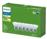 LED-Lampe Ultra Efficient 1,2W/827 (35W) 36&deg; 6-pack GU10