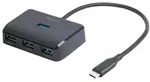 HUB203 USB-C USB-Hubs - USB 3.0 - 4 - silber
