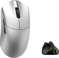 WLMouse BG-M-SILVER, WLMouse BEAST G Medium Wireless - Gaming Maus (Silber)