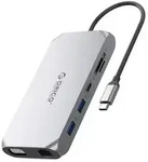 XCR 12in1 USB-C Docking Station USB-Hubs - USB 3.1 - 12 - Grau