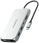 XCR 12in1 USB-C Docking Station USB-Hubs - USB 3.1 - 12 - Wei&szlig;