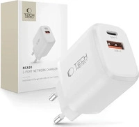 Tech-Protect NCA20 PD 20W QC3.0 USB-A / USB-C- wall charger - white