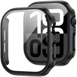 Defense360 Tempered Glass Case for Apple Watch 10 (46 mm) - Black