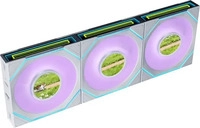 Lian Li 12RSLIND1F3W, Lian Li UNI FAN SLINF LCD FLEX 120 Reversed (3-pack) -