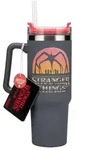 - Stranger Things 5 900ml Insulated Cup and Straw - Becher