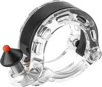 Rockbros 34210028002, Rockbros 34210028002 Q-shaped bicycle bell - transparent