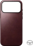 Nomad NM009124858, Nomad Modern Leather Case - burgundy (Horween) - iPhone 18 Pro