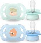 Philips SCF075/14, Philips Avent Pacifier ultra start 2 pack 0-6 mdr. hvid/bl&aring;