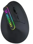 WMG-1164 Wireless Vertical Ergonomic Gaming Mouse 3600 DPI with RGB Backlight -...