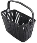 WKR-PK plastic handlebar bicycle basket - black