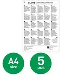 Premium A3/A4 Reinigungsbl&auml;tter f&uuml;r Laminierger&auml;te, 5er-Pack