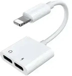 S-Y104 headphone Lightning / 2x Lightning adapter - white
