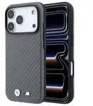 M Carbon Metal Logo MagSafe Case for iPhone 17 Pro Max / 18 Pro Max - Gray