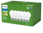 LED-Lampe Ultra Efficient A60 7.3W/827 (100W) Frosted 6-pack E27