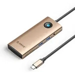 PW11 8in1 USB-C Docking Station 2x USB-A 3.0 1x USB-C PD 100W 1x HDMI 4K 60Hz 1x