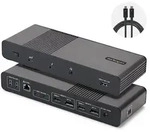 Startech - docking station - USB4 / Thunderbolt 4 / Thunderbolt 5 - 2 x DP 2 x HDMI -