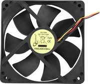 Gembird FANCASE3/BALL, Gembird FANCASE3/Ball - case fan - Geh&auml;usel&uuml;fter -...